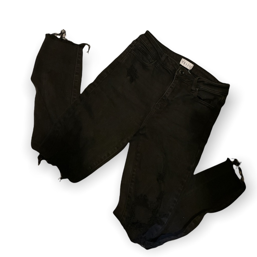 Black skinny jeans